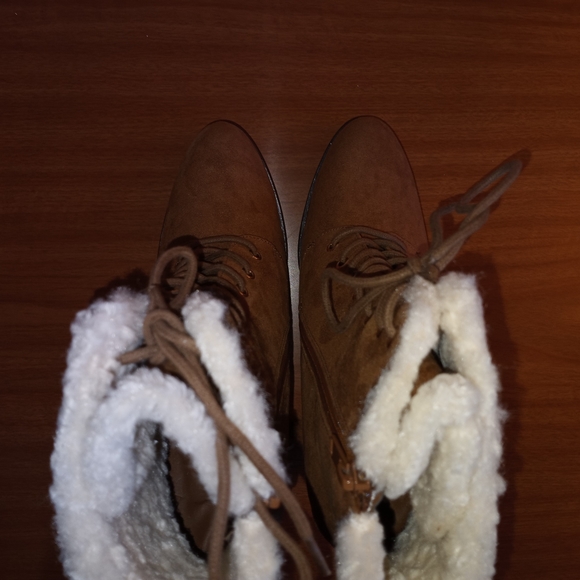 Aldo High Heel Lace Up Booties - Picture 5 of 9